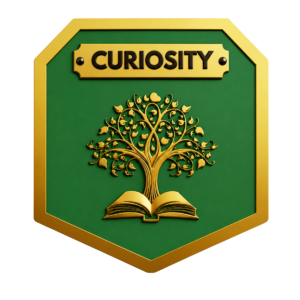 Let's Thrive Baasit Siddiqui 7Cs to thrive. Curiosity plaque