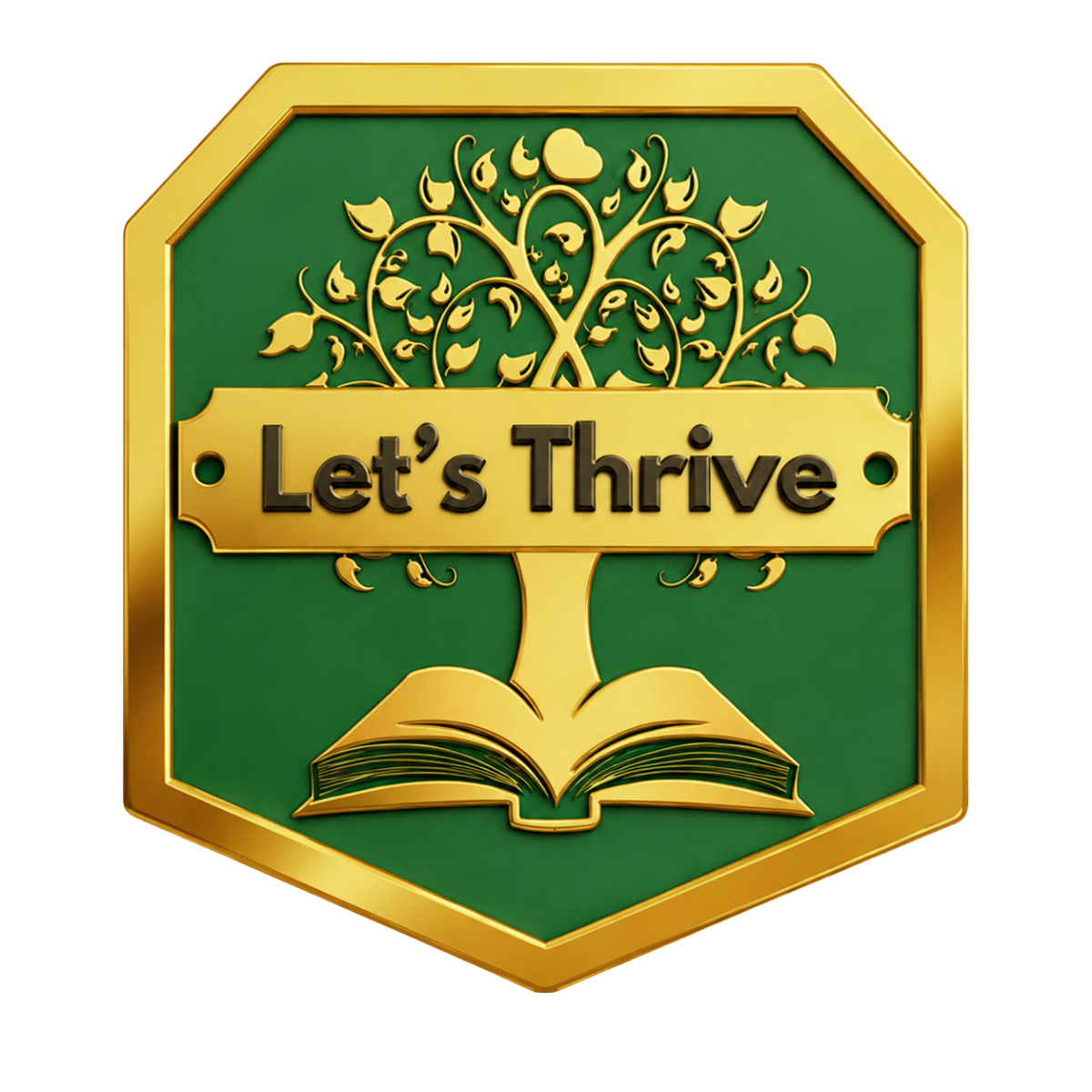Let's Thrive Baasit Siddiqui 7Cs to thrive. Let's Thrive plaque