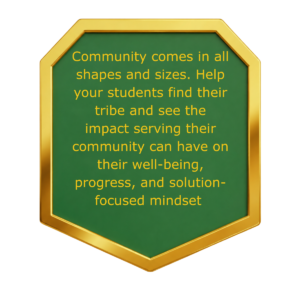 Let's Thrive Baasit Siddiqui 7Cs to thrive. Community plaque